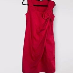 Love Moschino Womens Sleeveless Red Holiday Cocktail Dress - Size 10